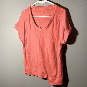 Calvin Klein Performance top - bright pink/orange color - size Large